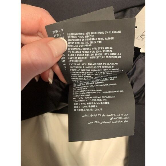 Prada Mens Authentic Solid Black Long Sleeve Blazer Jacket IT 46 US 36 Small - Picture 10 of 11